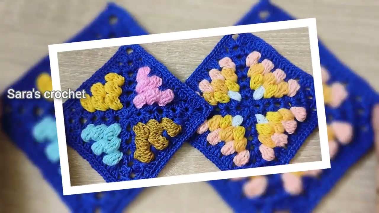 BEAUTIFUL CROCHET SQUARE PATTERN- crochet unique and amazing ideas @sara1111