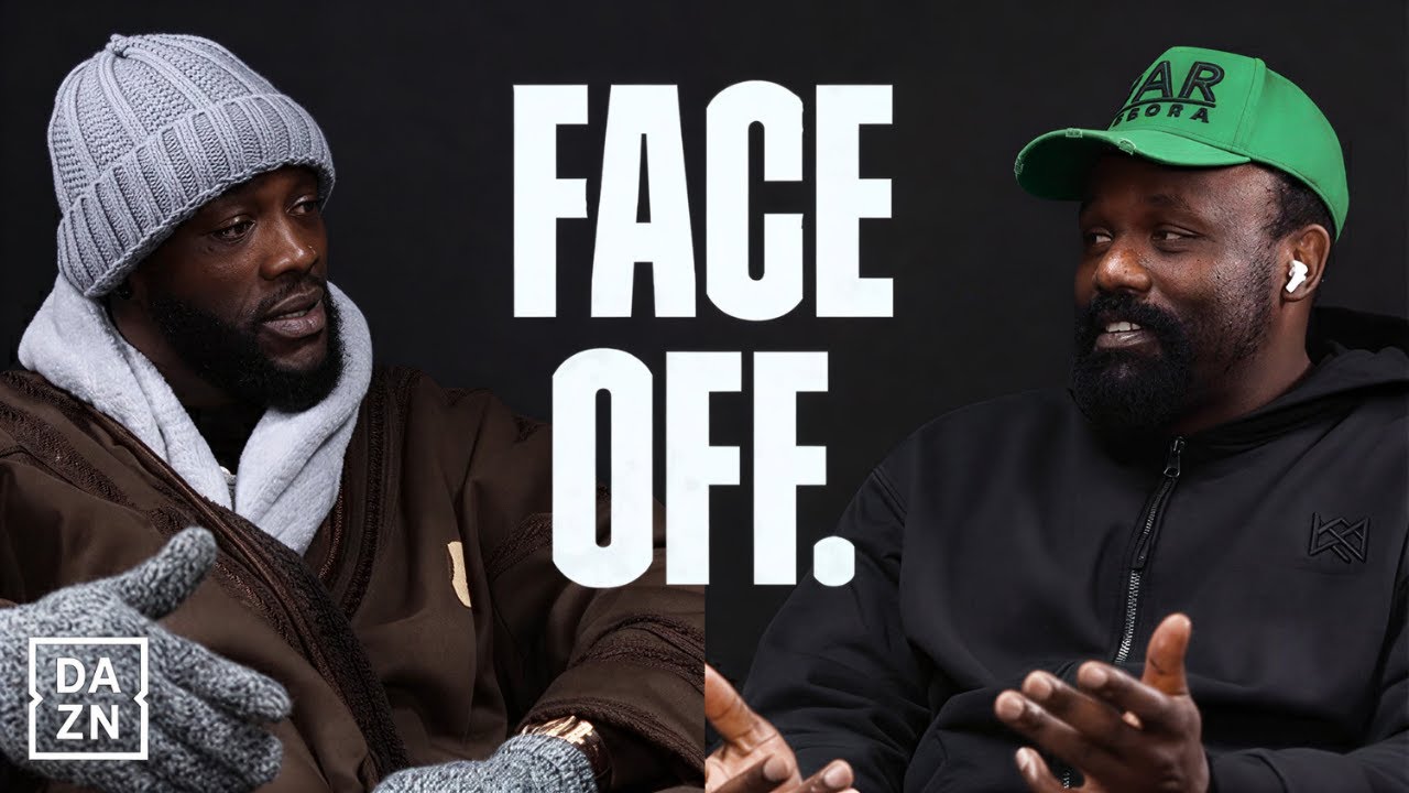 FACE OFF | Derek Chisora vs Deontay Wilder Exchange Words | DAZN