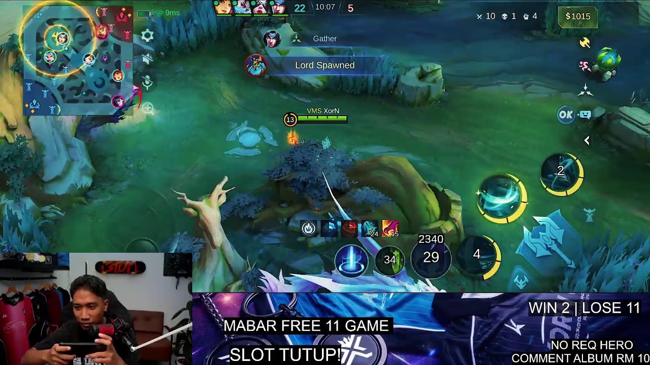 🔴 LIVE - MABAR VIP