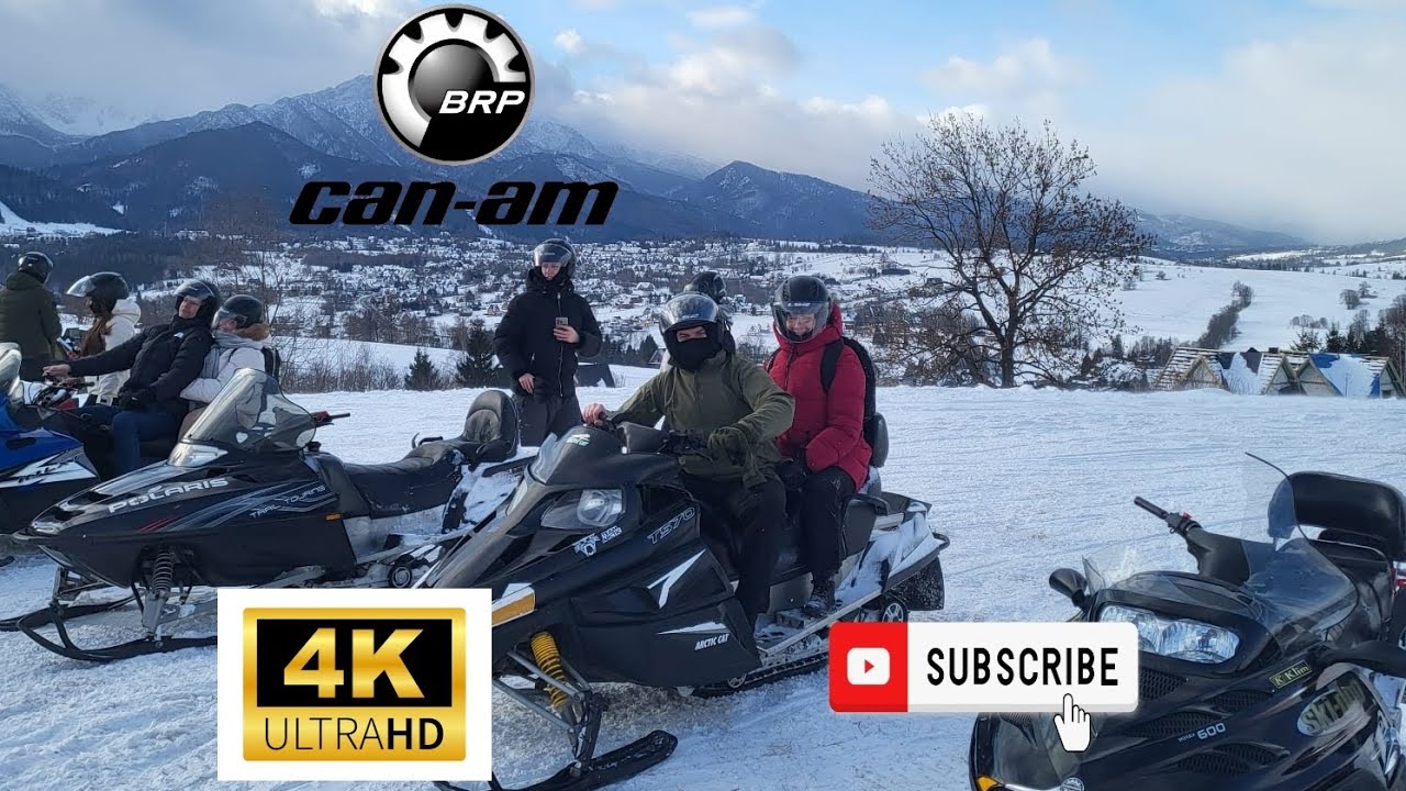 Snowmobile trip in Zakopane. #zakopane #snowmobile #snow 