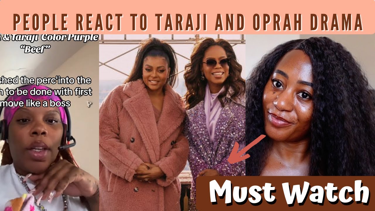 People's Reaction To Taraji P. Henson And Oprah About The Colour Purple Drama - Must Watch