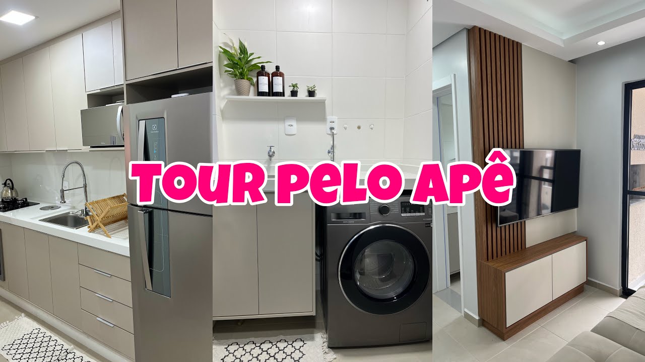 TOUR PELO NOSSO APARTAMENTO!