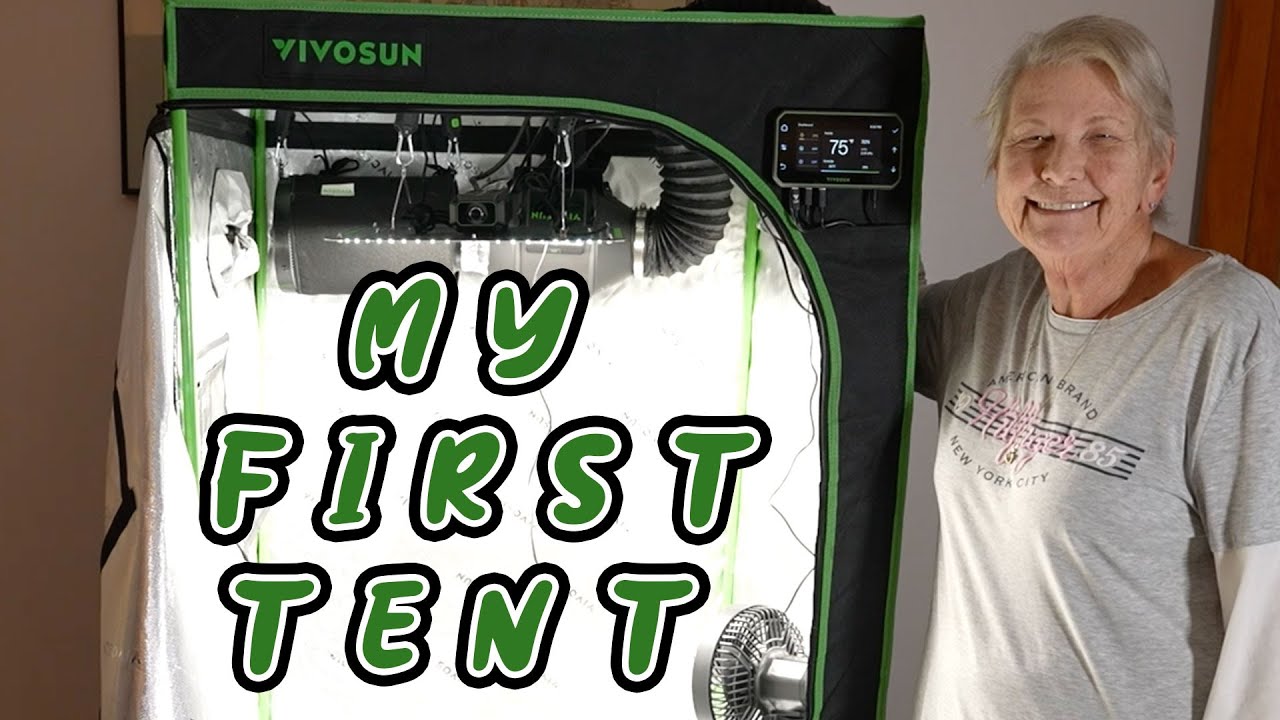VIVOSUN TENT SETUP | GROWING WITH GRANDMA