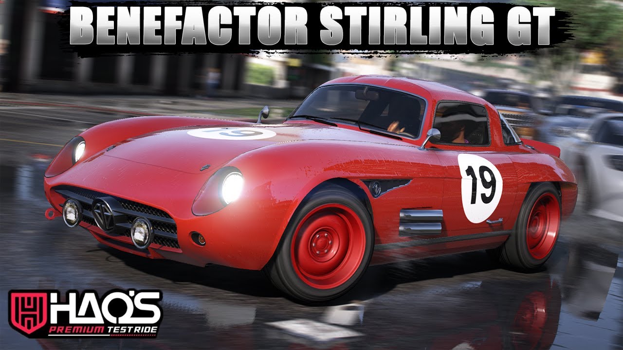 BENEFACTOR STIRLING GT (HSW) - один из самых быстрых классических спорткаров в GTA Online