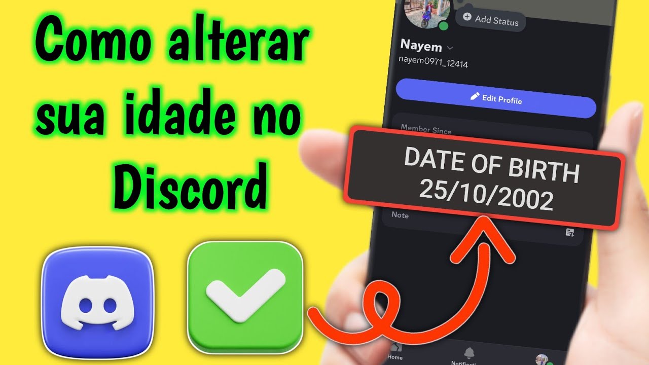 Como Alterar Sua Idade no Discord (2025) | Atualize Sua Data de Nascimento no Discord