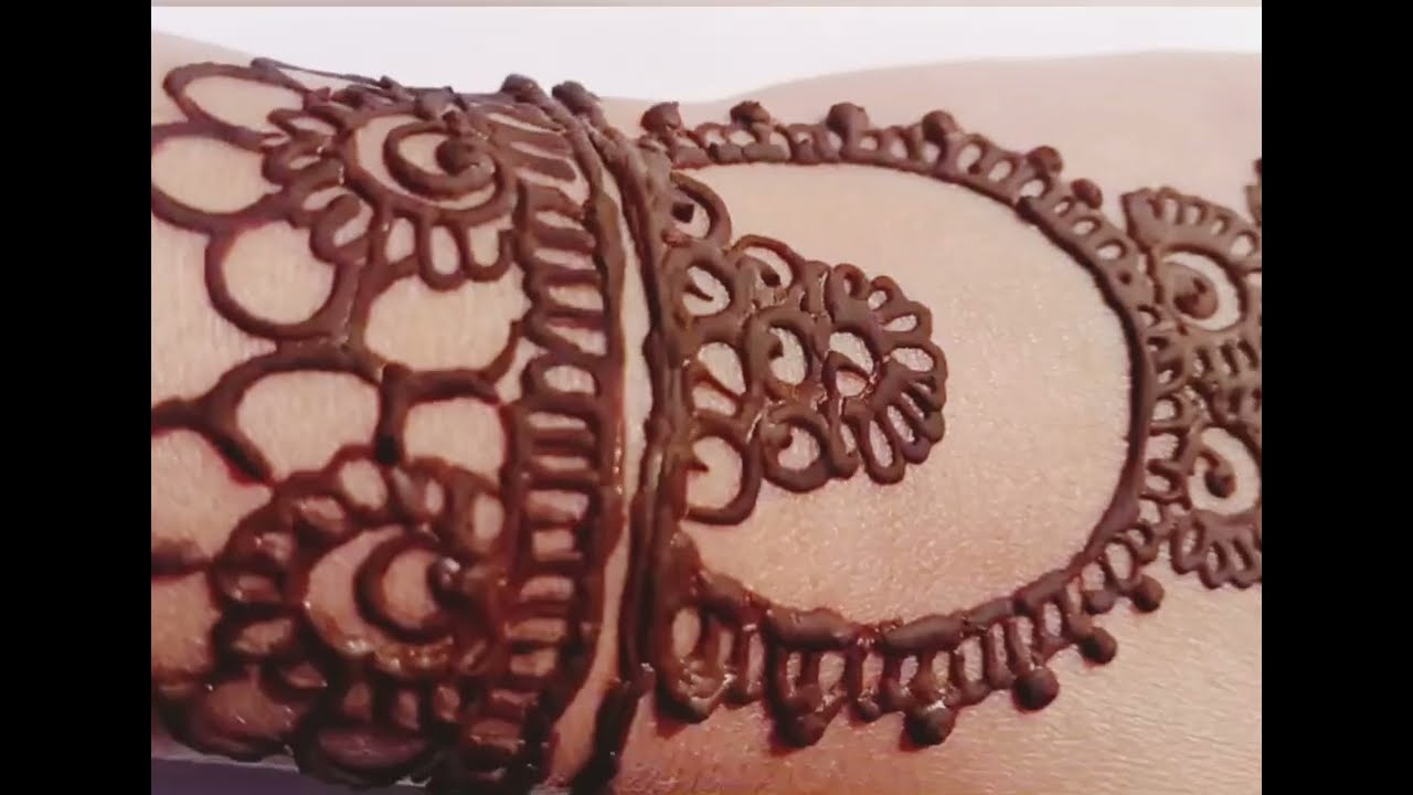 New stylish mehandi design for back hand l Easy mehandi design 👌 👌