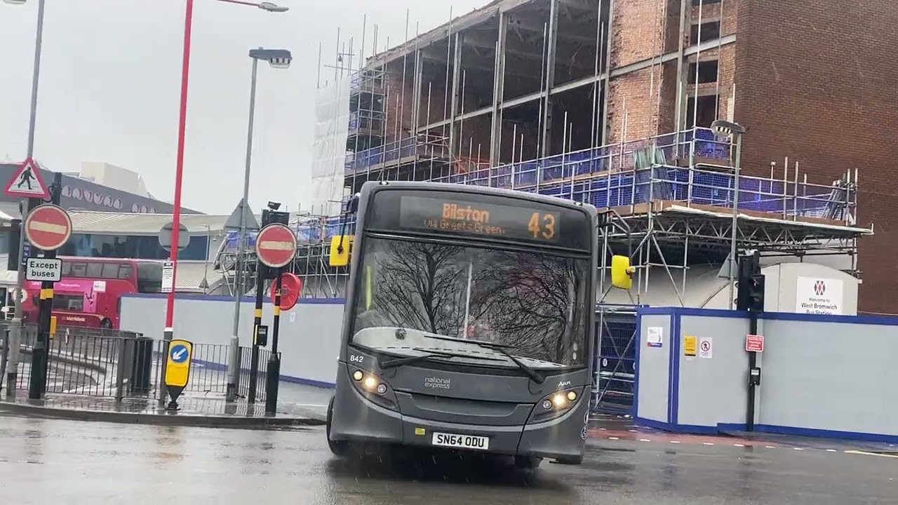 National Express Coventry 842 Bus Route 43 Bilston 