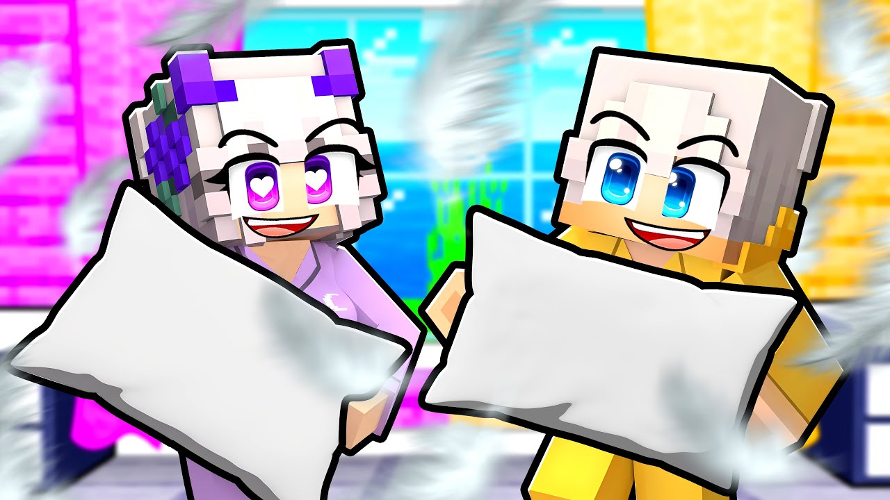 Il PIGIAMA PARTY di ZEYXON e della SUA EX in Minecraft!