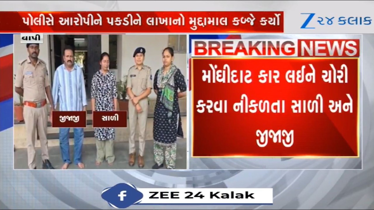 Vapi: Wealthy Brother-in-Law, Sister-in-Law Duo Arrested for Thefts Across Gujarat, Maharashtra