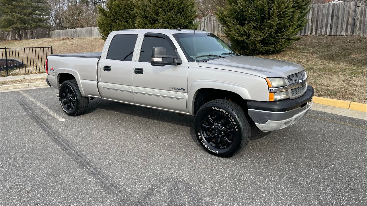 Leveled 2004 Chevrolet Silverado 2500 LT 4x4 Vortec 6.0!