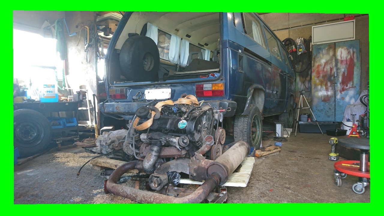 VW T3 1.6TD transporterin moottorin irroitus