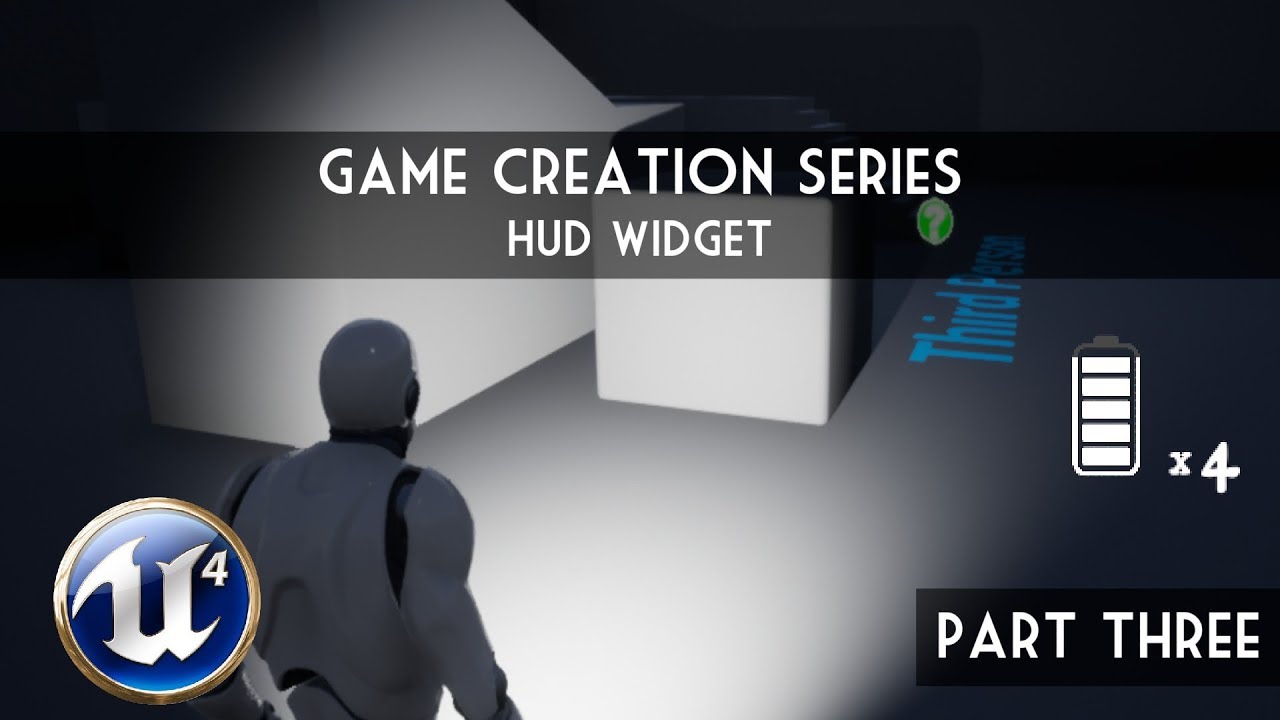 Unreal Engine 4: Part 3 - HUD and Prompt Widget