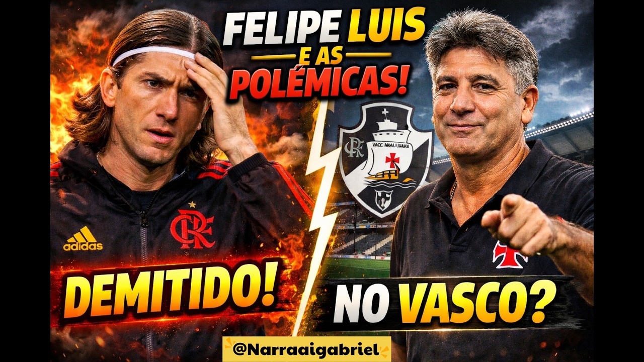 FELIPE LUIS DEMITIDO E RENATO GAUCHO NO VASCO!