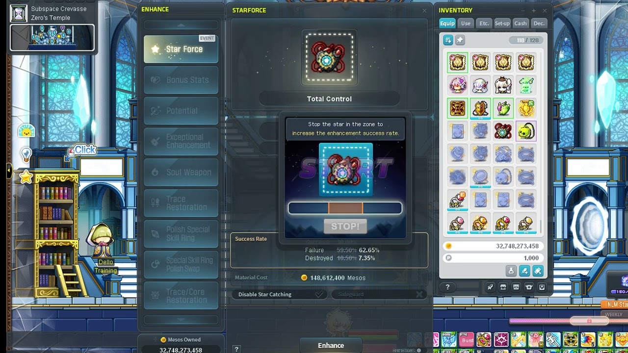 23 star total control