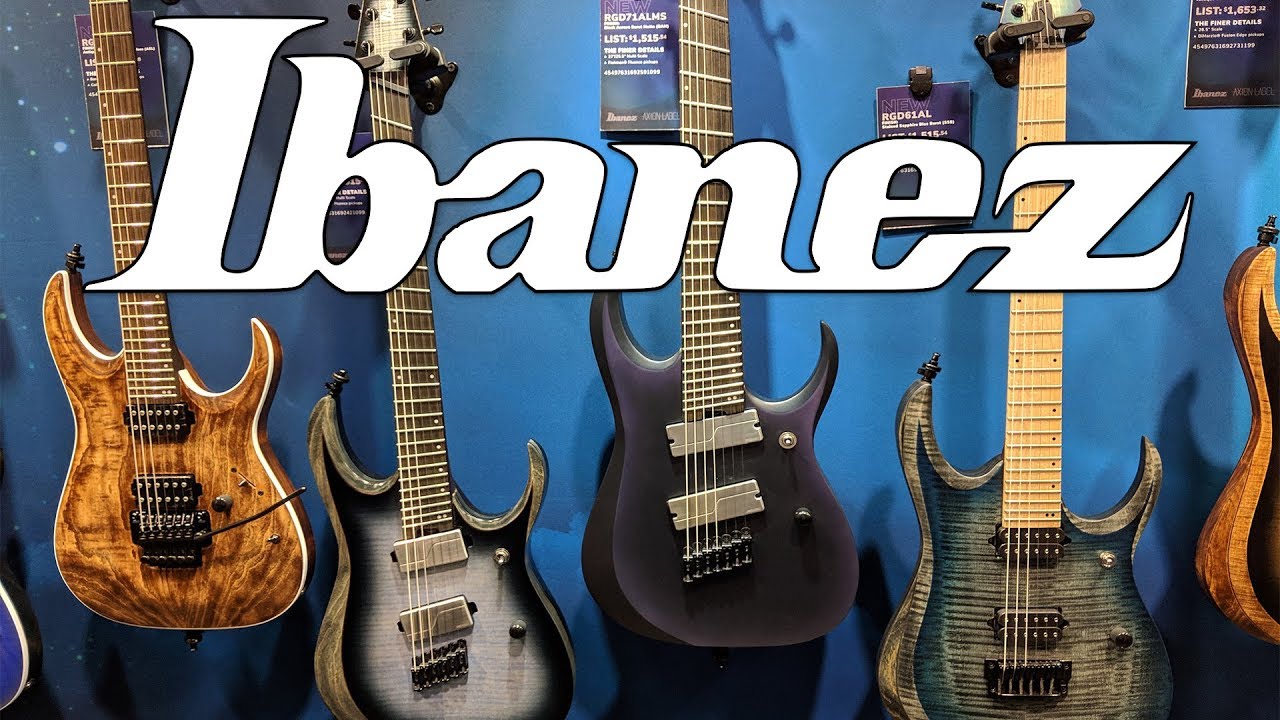 NAMM 2019 - Ibanez Guitars Booth Walk Through