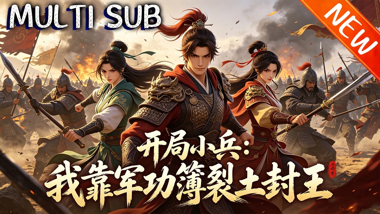 💥【新番上线】《开局小兵：我靠军功簿裂土封王》炮灰林战死人堆救病妹，觉醒军功簿换资源逆袭，遭王朝构陷后裂土立旗，杀出自己的天下！#战斗 #斗破动漫 #逆袭 #donghua