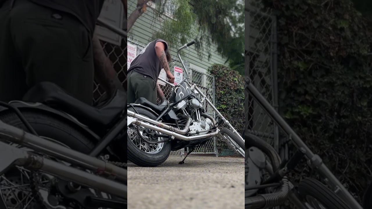 Harley-Davidson Sportster Carburada ⛓️ #chopper #brasil #choppers #moto #custom #shorts