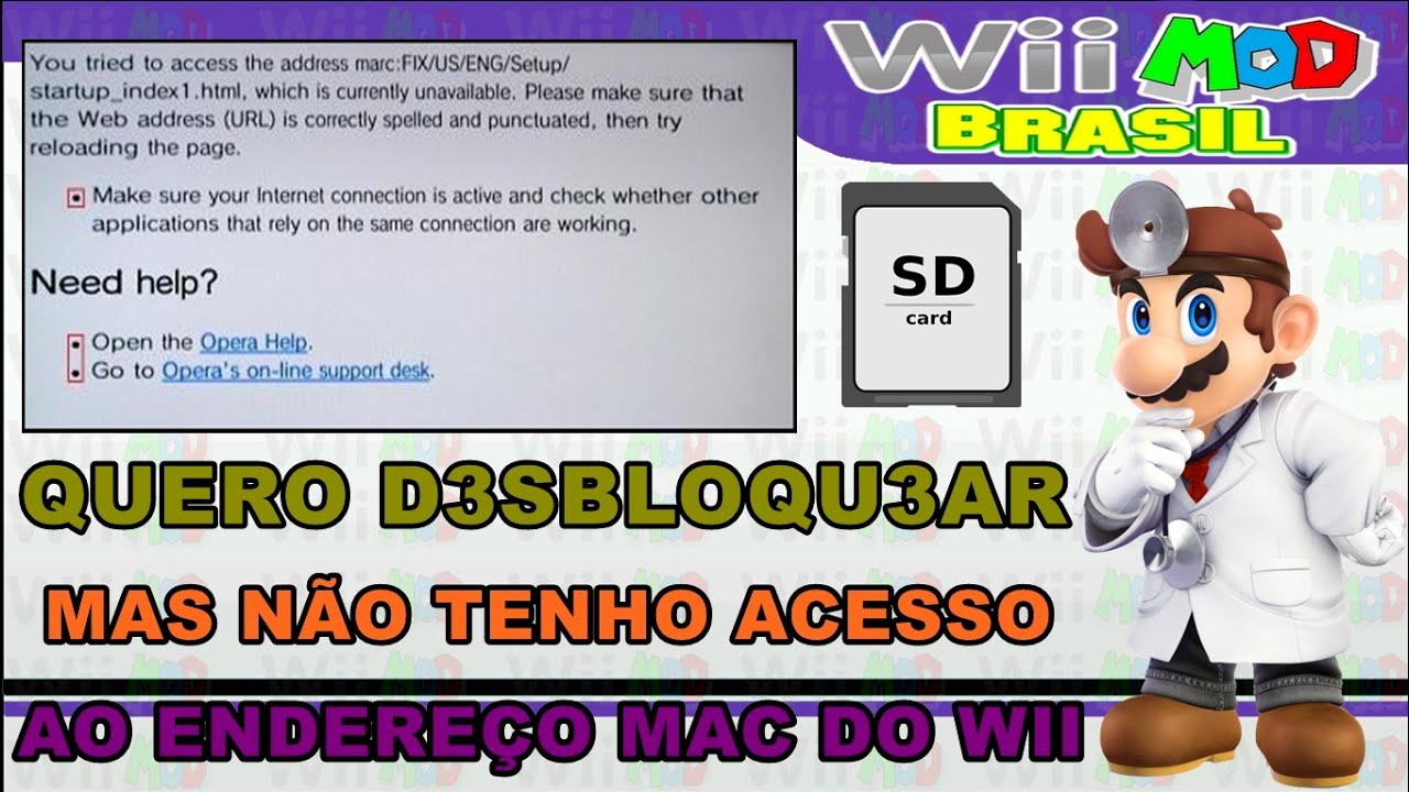 (161) COMO REMOVER SEMI-BRICK - Sem acesso ao MAC do Wii
