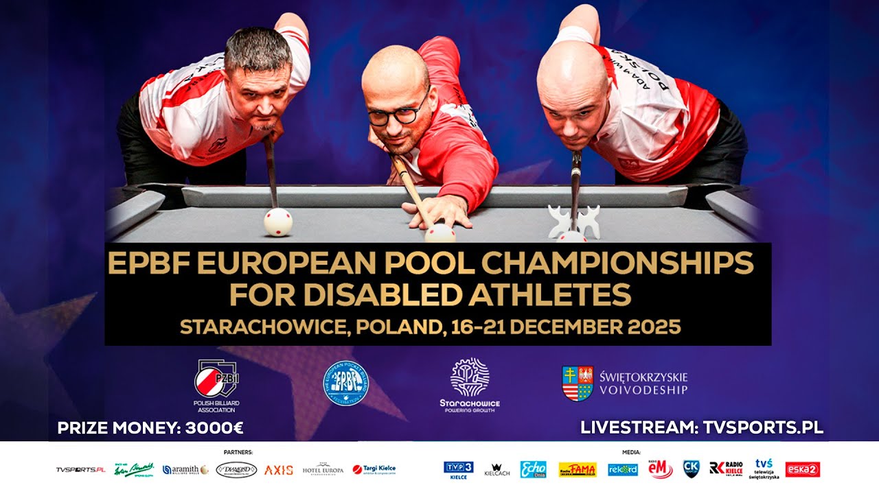 EPBF European Pool Championships for Disabled Athletes  - Starachowice POLAND 2025   - 4 TABLE