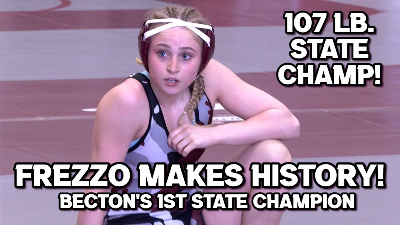 Becton's Izabella Frezzo Wins 107 Pound NJ State Championship!