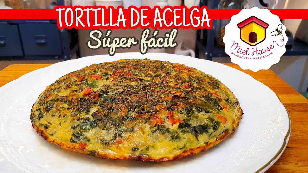 TORTILLAS DE ACELGA fácil y rápida POQUITOS INGREDIENTES