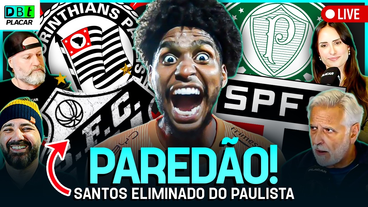 CORINTHIANS NA RAÇA! PALMEIRAS E SÃO PALO NA SEMI E SANTOS ELIMINADO | Debate Placar | 23/02