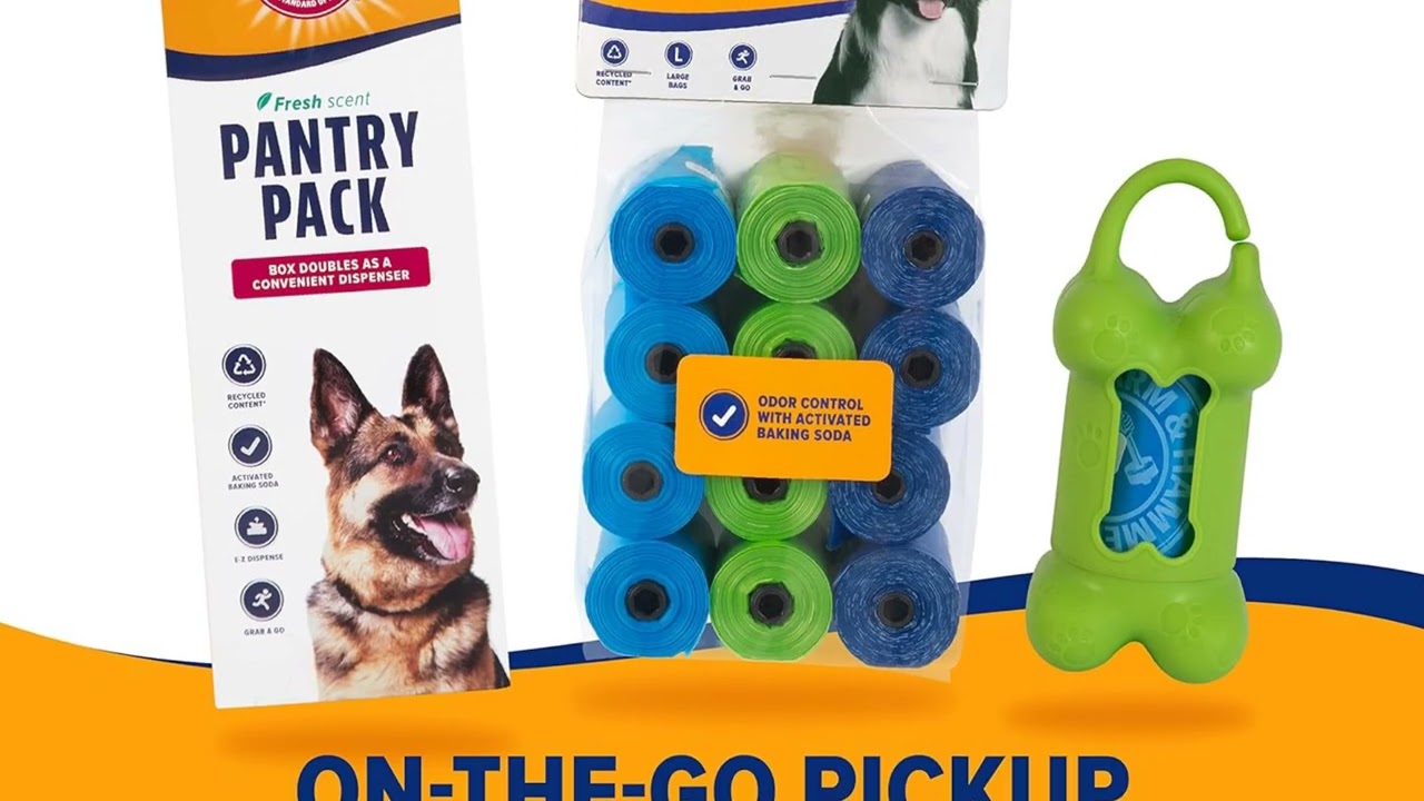 🧹🐶 Heavy Duty Pooper Scooper & Waste Bags – Clean Up Made Easy!