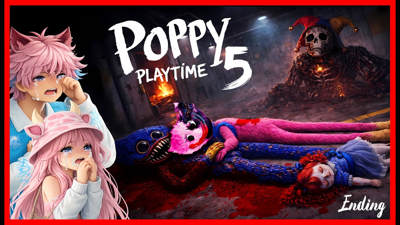 SAD ENDING !! HUGGY WUGGY DAN KISSY MISSY MENINGGOY !! Feat @sapipurba  Poppy playtime chapter 5