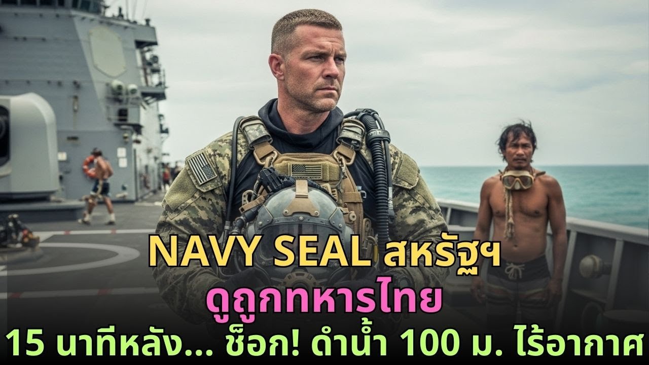 Navy SEAL สหรัฐฯ ดูแคลนหน่วยรบไทย ก่อนช็อกใน 15 นาที เมื่อเห็นดำน้ำ 100 เมตรไร้ถังอากาศ