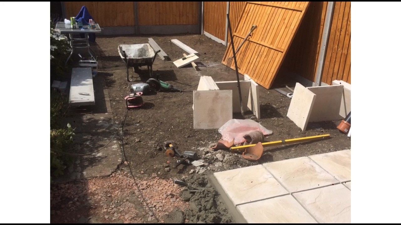 Full Landscaping Project for small garden Timelapse