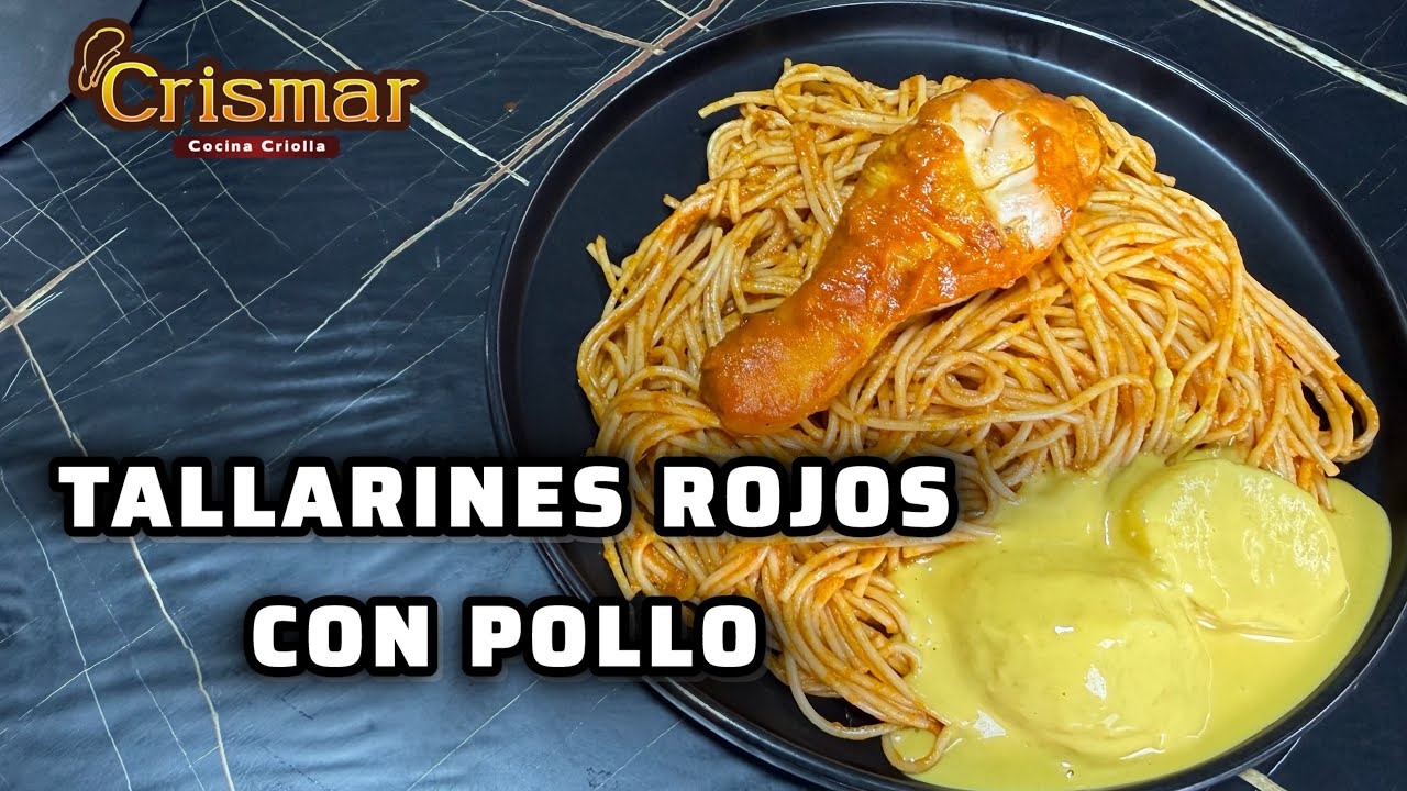 Los mejores tallarines rojos con pollo 