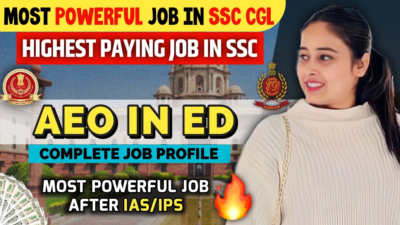 Complete detail of AEO in ED ✅ | Work Profile, Salary, Power, Promotion 🔥|#ssccgl #ssc #AEOinED