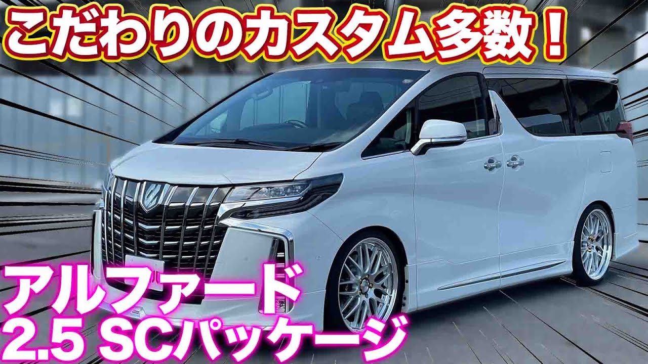 【アルファード SCパッケージ】オプション・カスタム多数！こだわり満載の1台！