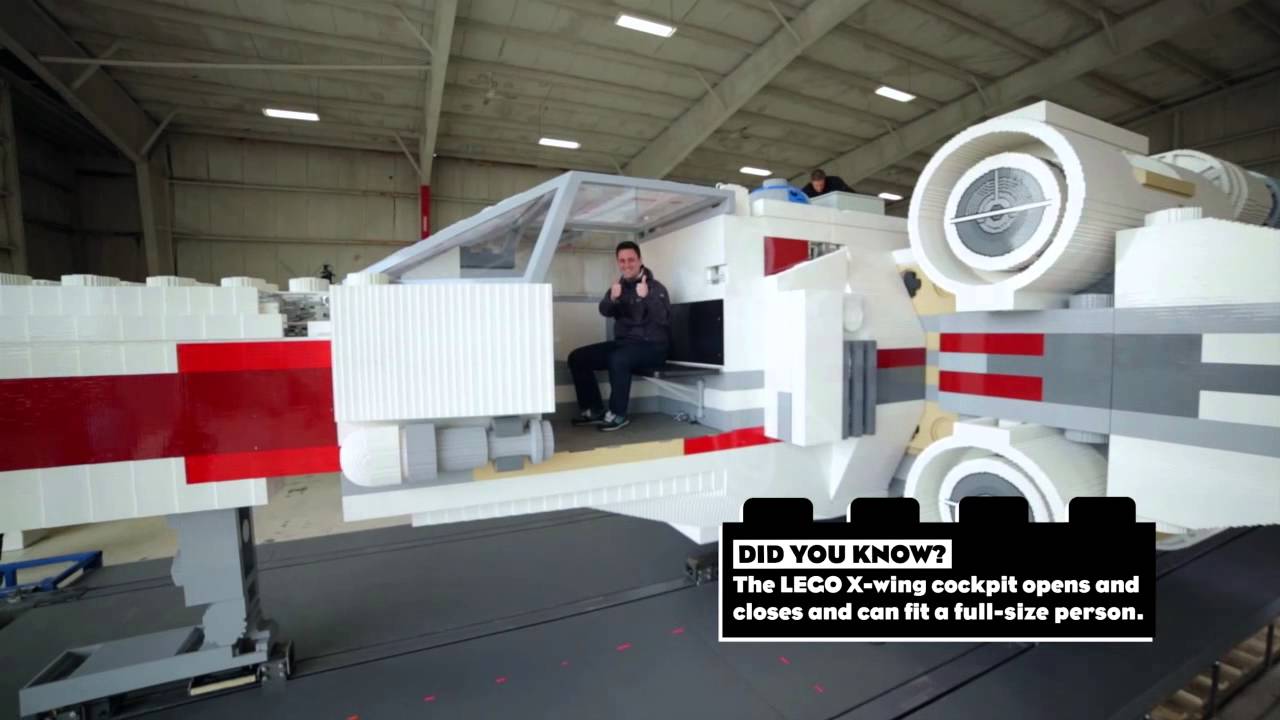 Behind the Scenes - Building the Life Size Lego X Wing