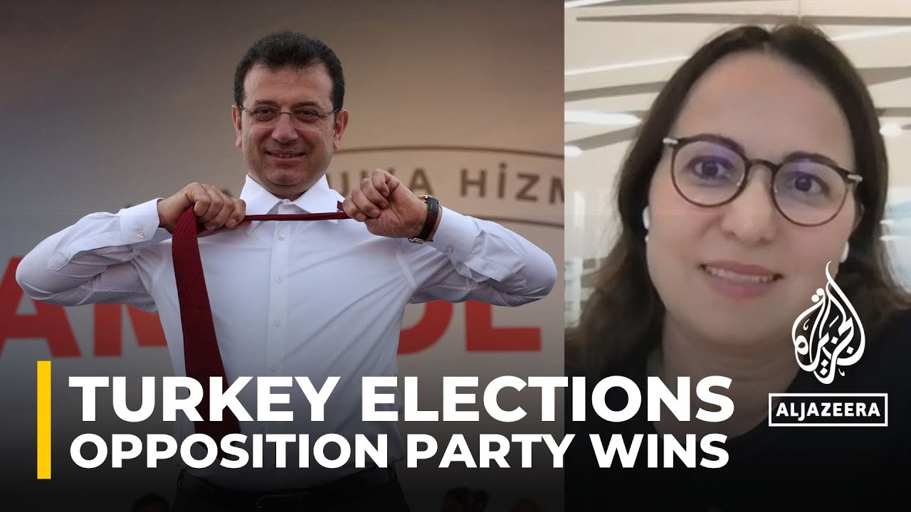 Turkish opposition claims victory in major cities including Istanbul and Ankara in Sunday&rsquo;s vote