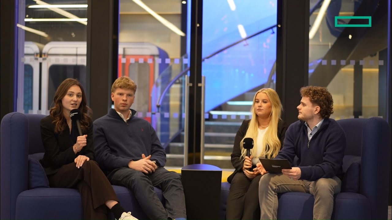 On tour with the HPE interns - London