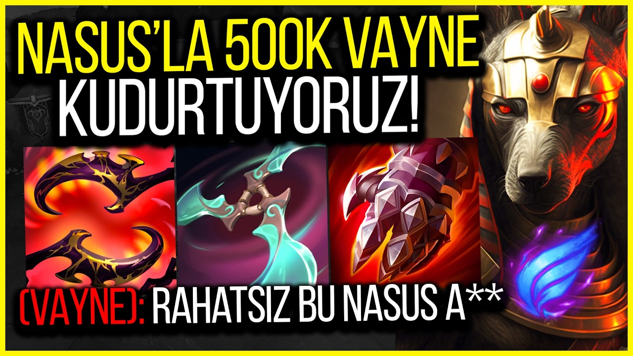 500K VAYNE'E OYUNU ZİNDAN ETMEK! | Olaf Gibi Gezen Sıvışma Nasus