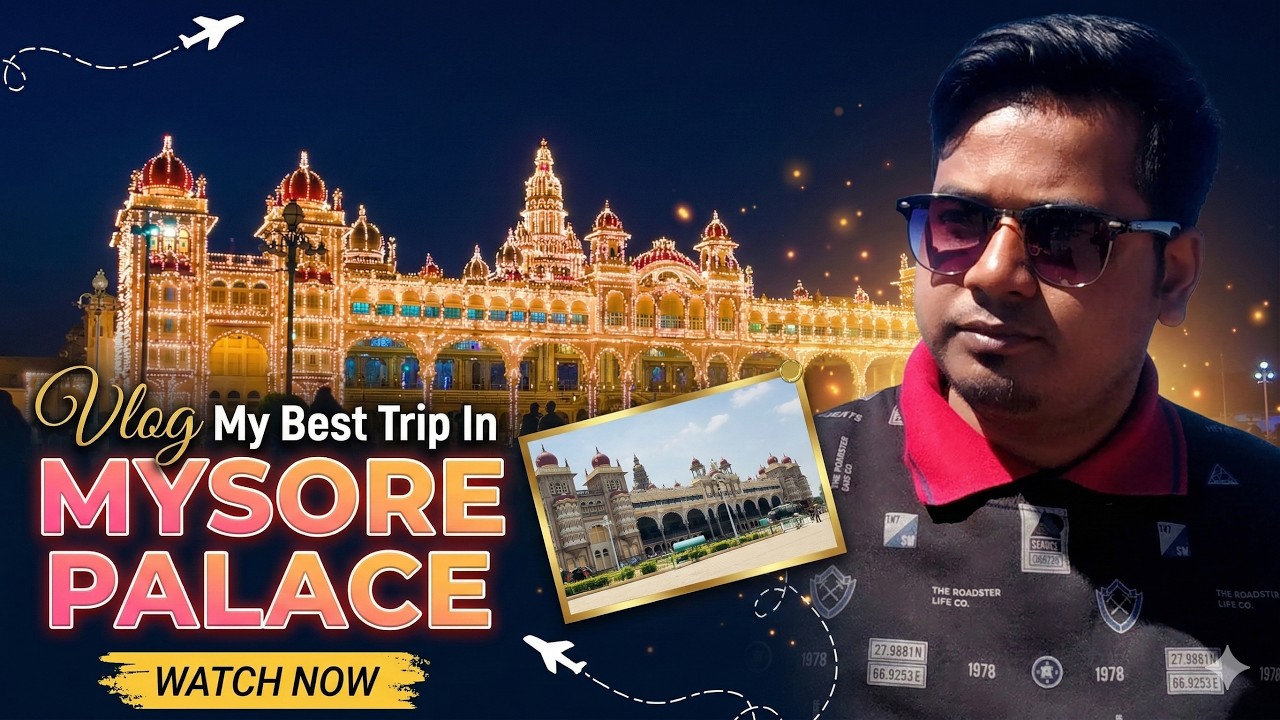 Mysore Palace | Mysore Palace Light Show | City Of Palace | Mr Roy