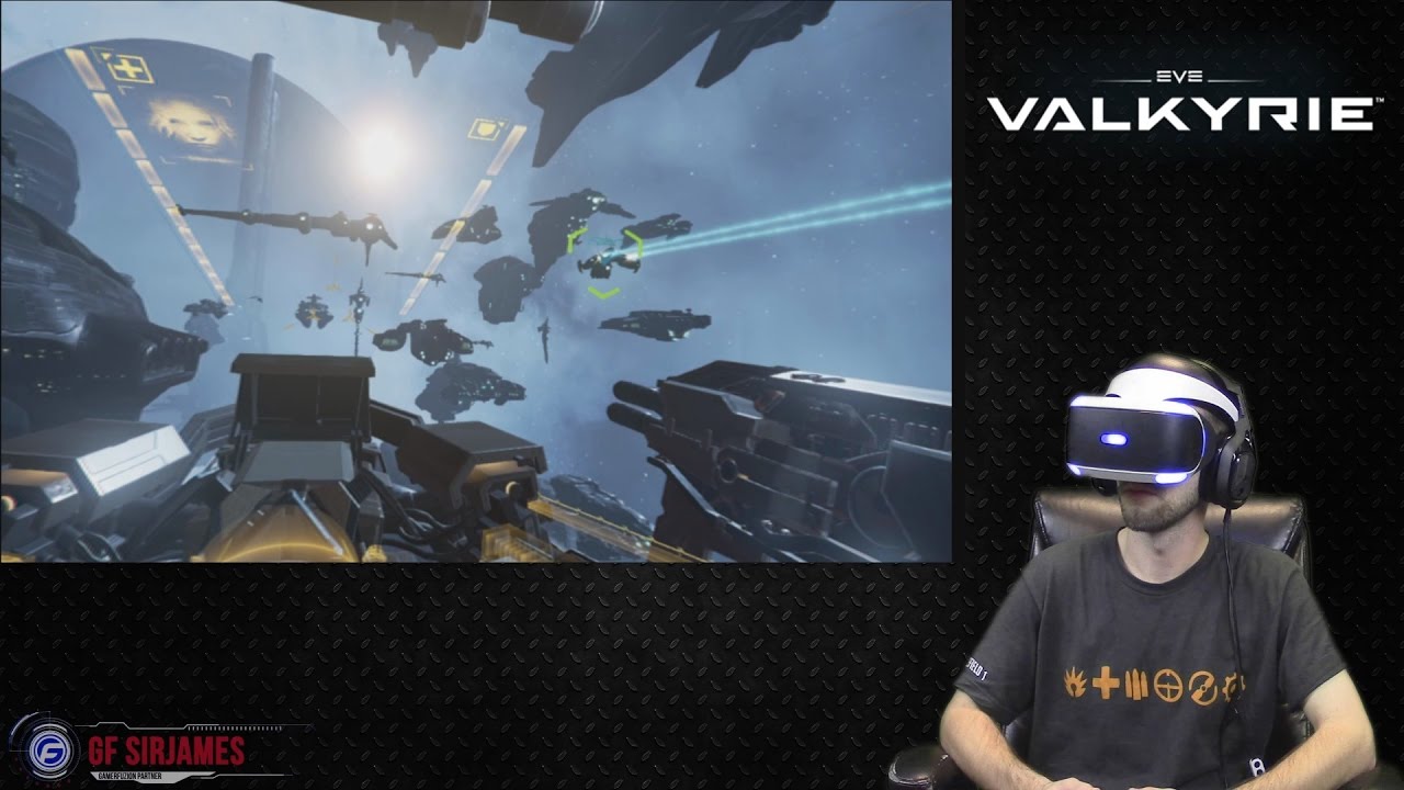 EVE: Valkyrie: геймплей, часть 1 &mdash; PlayStation VR