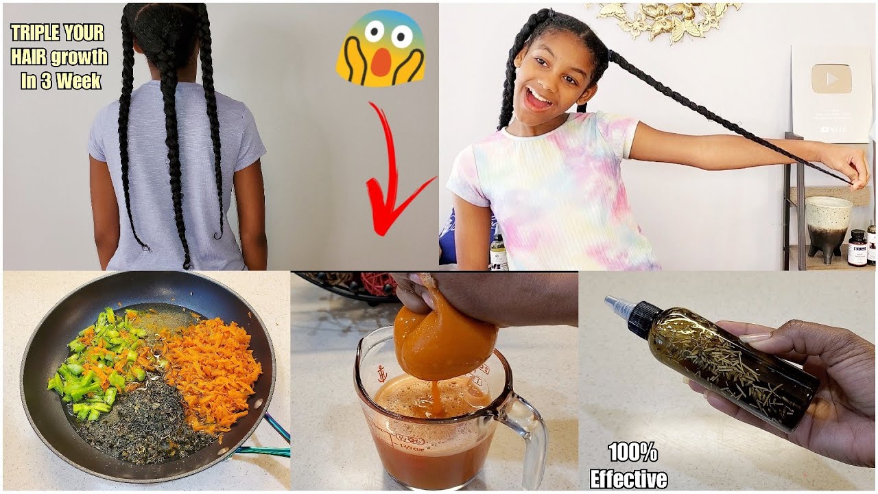 3 WAYS CARROTS 🥕 Can TRIPLE YOUR HAIR GROWTH, GROW LONGER AND THICKER HAIR FAST