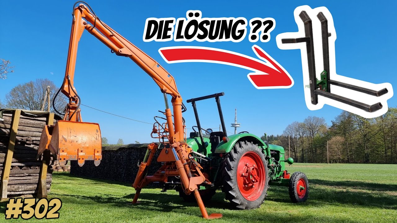 DEUTZ D30 und ATLAS 320 | Eine Lösung muss her um ihn zu bewegen | #vlog 303 #steelstyler