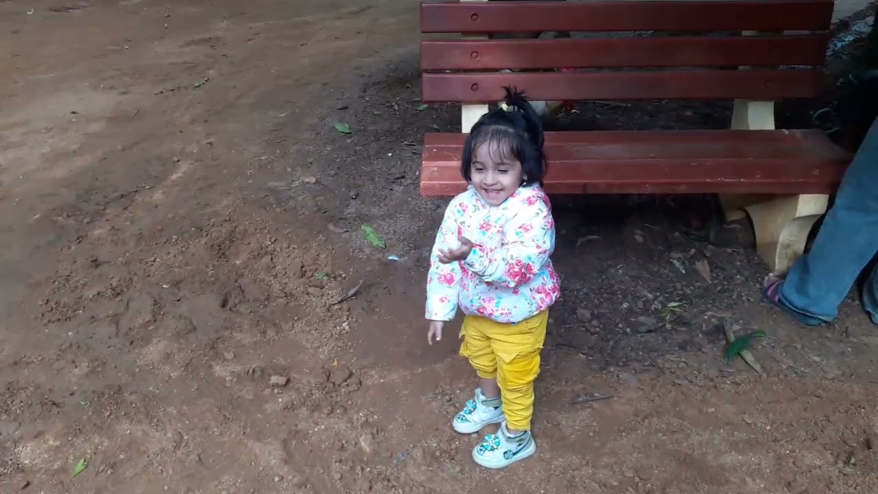 Ameera playing with Pablo the Dog