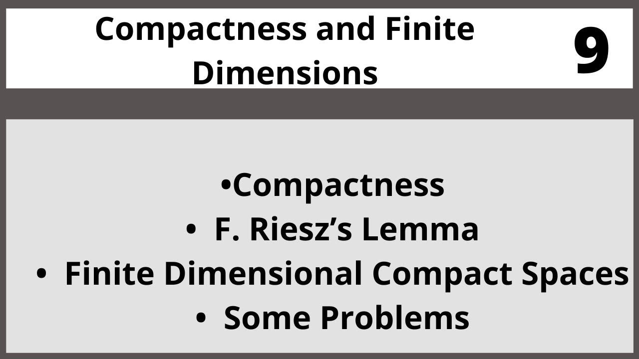Finite Dimensional Normed Spaces|Functional Analysis in Hindi Urdu MTH327 LECTURE 09