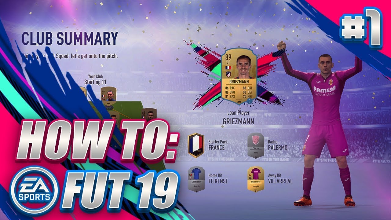 FIFA 19 ROAD TO GLORY 'Starting FUT 19' #1 - How To: Fifa Ultimate Team (FIFA 19 RTG)
