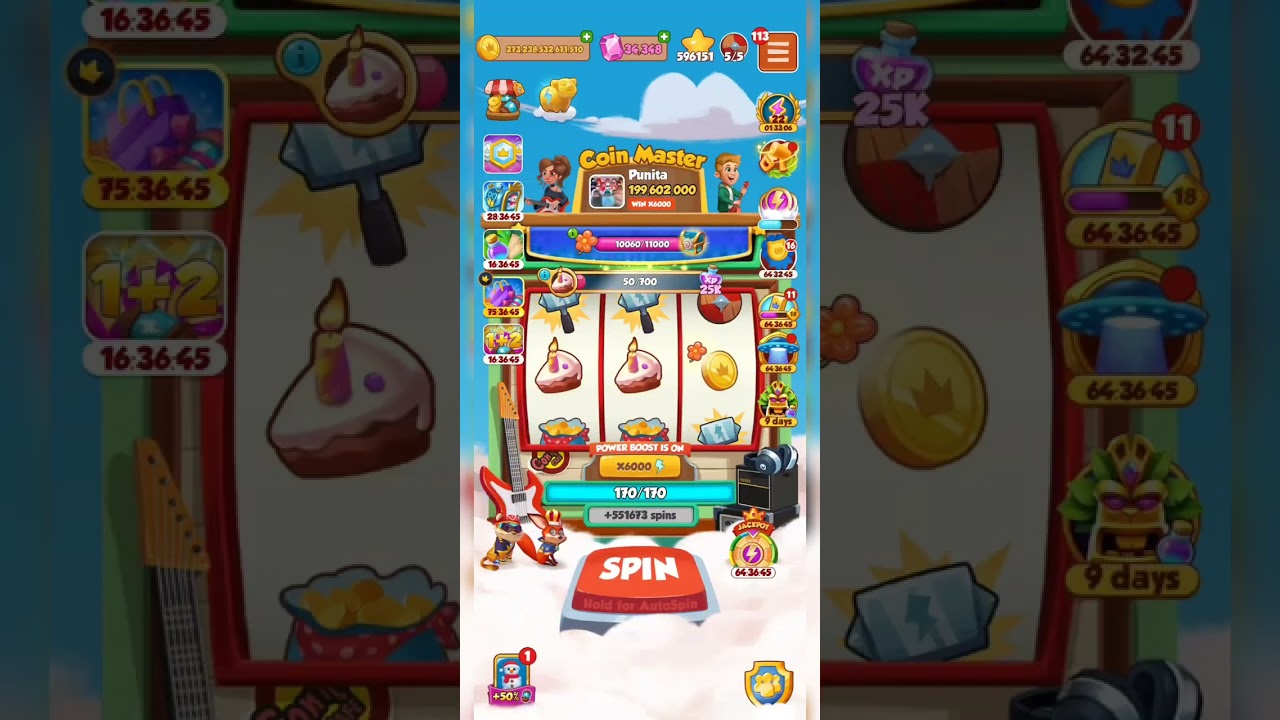 Use 600 thor tokens in CoinMaster | part 2
