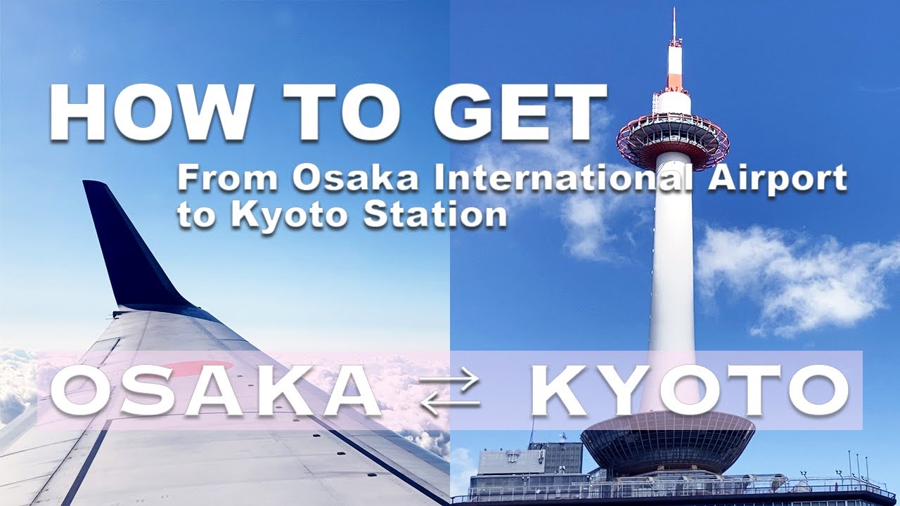How to Get from Osaka International (Itami) Airport to Kyoto Station by Bus【KYOTO Travel Guide】