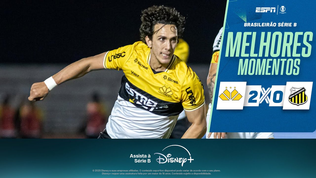CRICIÚMA CONTA COM GOLAÇO E VENCE O NOVORIZONTINO NA SÉRIE B | Melhores Momentos