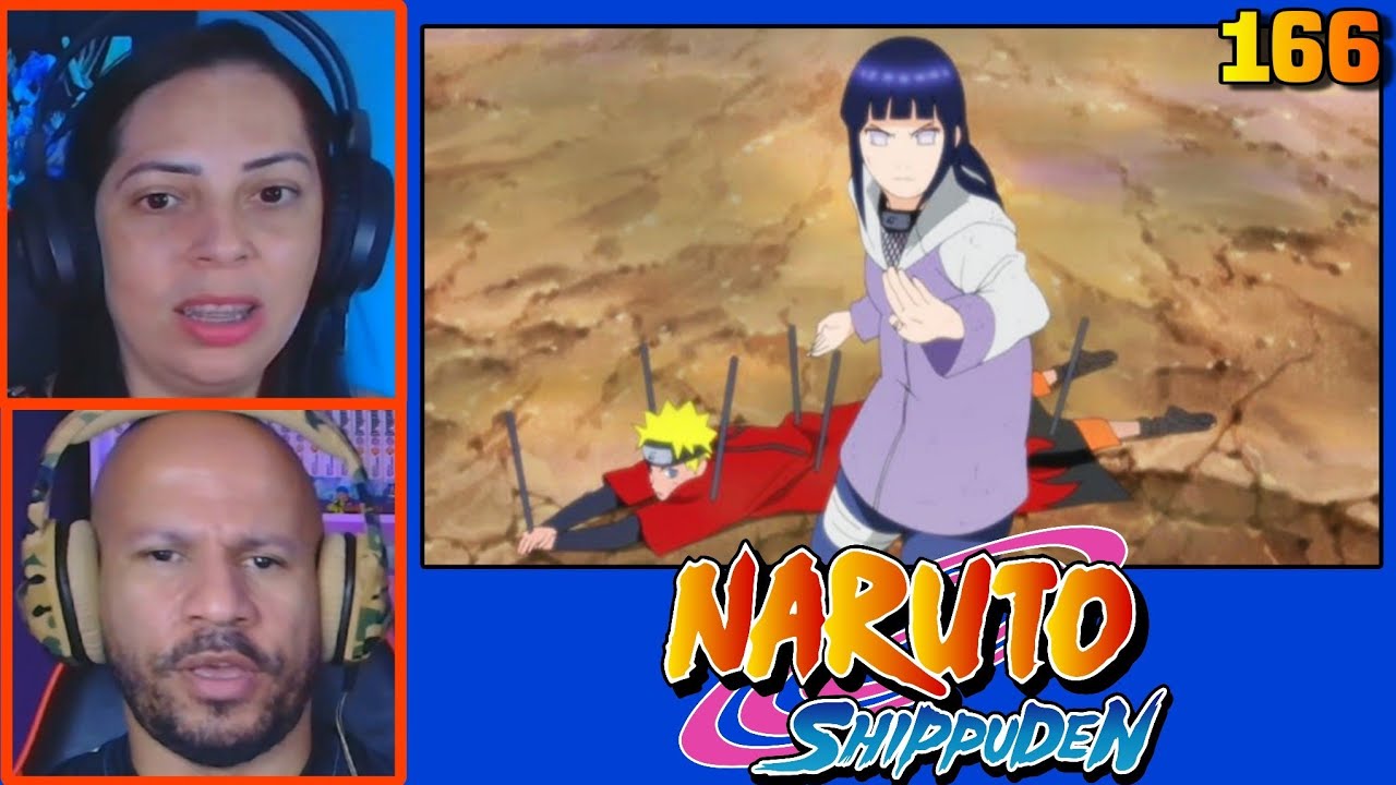 ELA SE DECLAROU! A DETERMINAÇÃO DE HINATA! NARUTO SHIPPUDEN EP 166 [REACT E ANÁLISE]