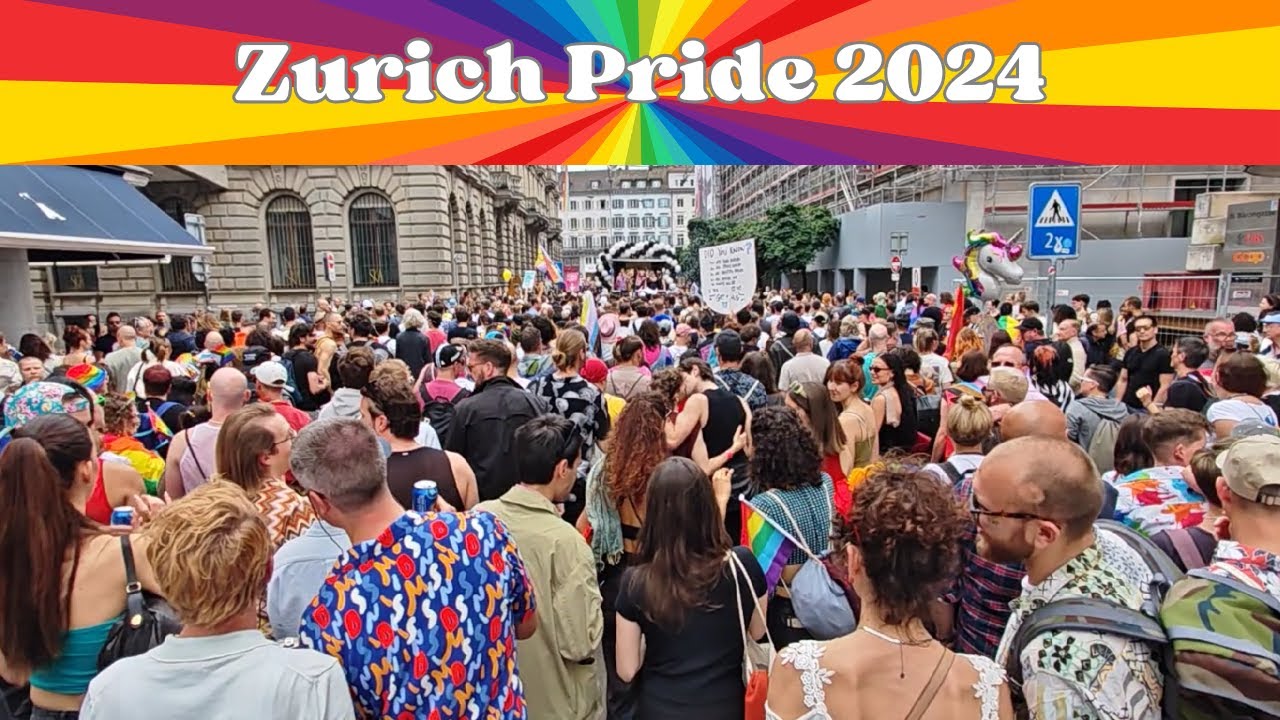 Switzerland Zurich Pride 2024 【精彩片段】瑞士苏黎世骄傲节 2024