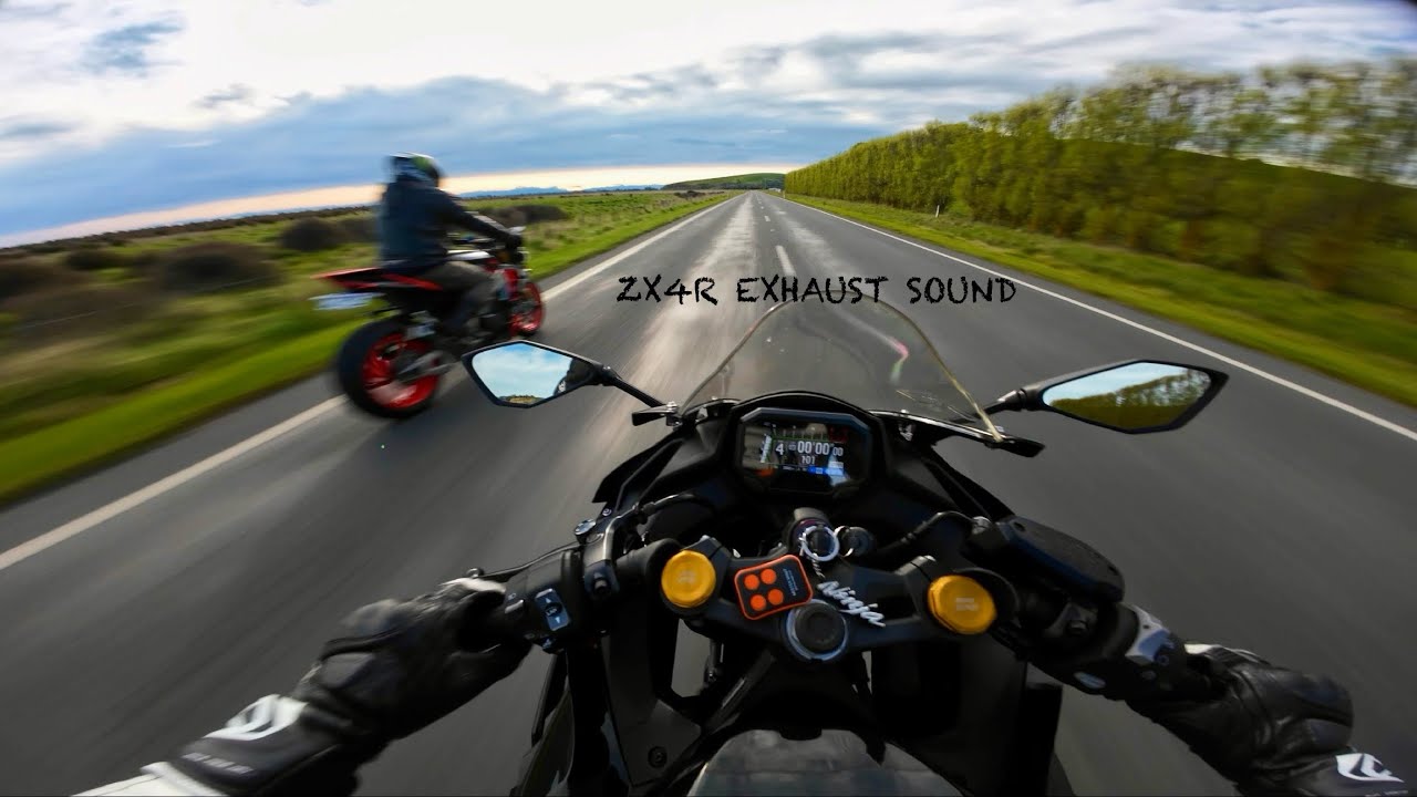 ZX4RR EXHAUST SOUND | Straight Line Warrior with the Tuono v4